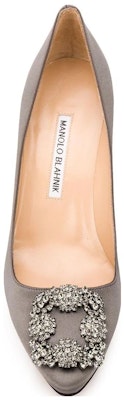 (Women) Manolo Blahnik Mule 'Grey Stiletto' 9XX-0663-0212 Lookbook (Women) Manolo Blahnik Mule 'Grey Stiletto' 9XX-0663-0212