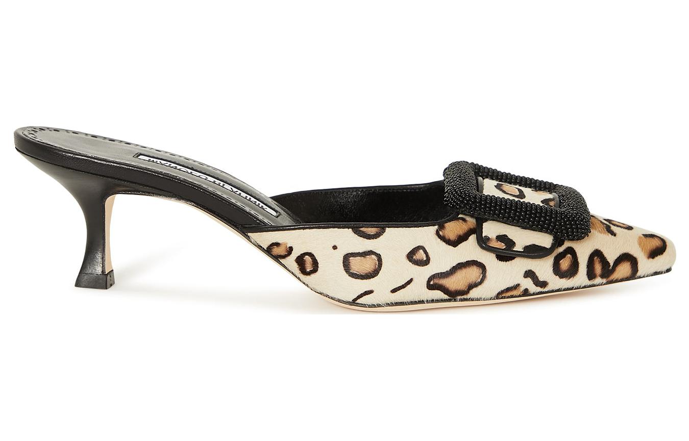 (W) Manolo Blahnik Mule 'Leopard Print' 圖 2