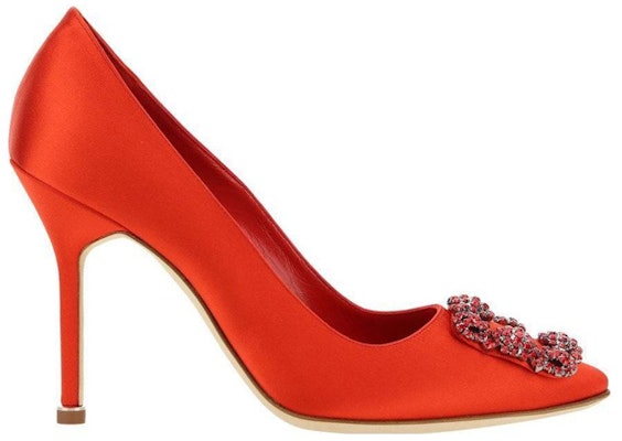 (Women) Manolo Blahnik Mule 'Orange Stiletto' 422-1409-6208 Order (Women) Manolo Blahnik Mule 'Orange Stiletto' 422-1409-6208