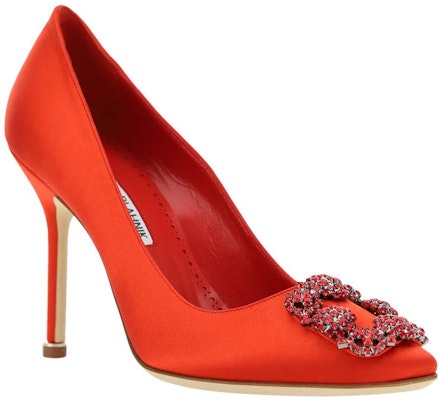 (Women) Manolo Blahnik Mule 'Orange Stiletto' 422-1409-6208 Lookbook (Women) Manolo Blahnik Mule 'Orange Stiletto' 422-1409-6208