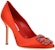 (W) Manolo Blahnik Mule 'Stiletto Jingga' 422-1409-6208