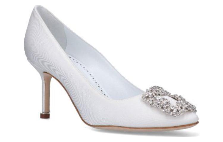 Lookbook (Women) Manolo Blahnik Mule 'White Stiletto' 32222170001