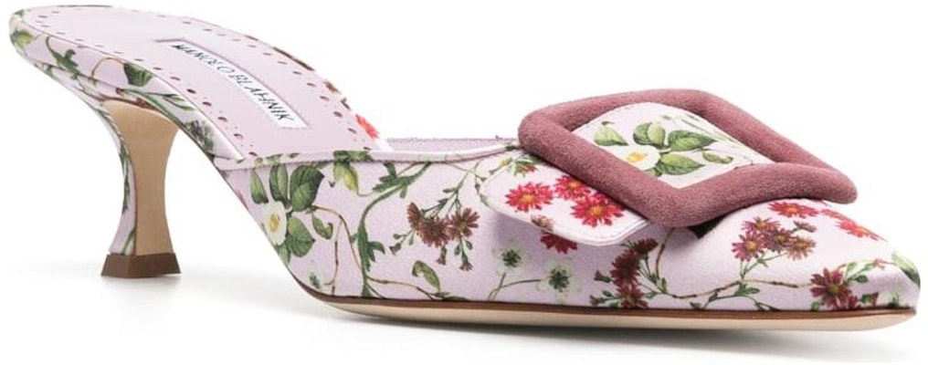 瑪諾洛·布里亞尼克(MANOLO BLAHNIK)皮革套穿高跟時尚包頭拖鞋 女款 粉色 Order 瑪諾洛·布里亞尼克(MANOLO BLAHNIK)皮革套穿高跟時尚包頭拖鞋 女款 粉色