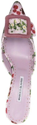 (Women) Manolo Blahnik Mule High Heels 'Pink Fashion' 123-2313-9053 Lookbook (Women) Manolo Blahnik Mule High Heels 'Pink Fashion' 123-2313-9053