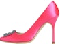 Buy (W) Manolo Blahnik Mule Stiletto 'Fesyen Merah Jambu' 123-2249-6740