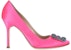 (W) Manolo Blahnik Mule Stiletto 'Fesyen Merah Jambu' 123-2249-6740