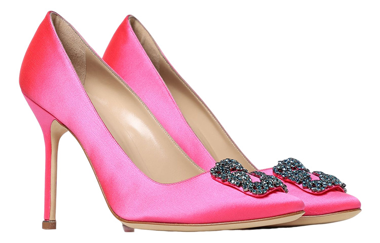 Lookbook (Women) Manolo Blahnik Mule Stiletto 'Fashion Pink' 123-2249-6740