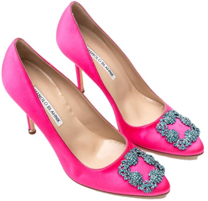 (Women) Manolo Blahnik Mule Stiletto 'Fashion Pink' 123-2249-6740 Purchase (Women) Manolo Blahnik Mule Stiletto 'Fashion Pink' 123-2249-6740