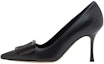 Buy (W) Manolo Blahnik Napa 'Kasut Tumit Tinggi Hitam' 219-0343-0010
