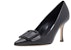 (W) Manolo Blahnik Napa 'Kasut Tumit Tinggi Hitam' 219-0343-0010