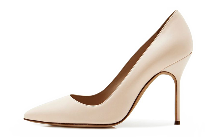 Buy (W) Manolo Blahnik High Heels Kulit Napa 'Light Pink' 9XX-0465-0024