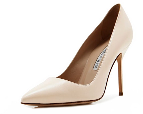 (W) Manolo Blahnik High Heels Kulit Napa 'Light Pink' 9XX-0465-0024 Lookbook (W) Manolo Blahnik High Heels Kulit Napa 'Light Pink' 9XX-0465-0024