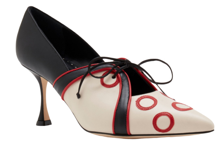 (W) Manolo Blahnik Nemestan 'Black White Red' 圖 3