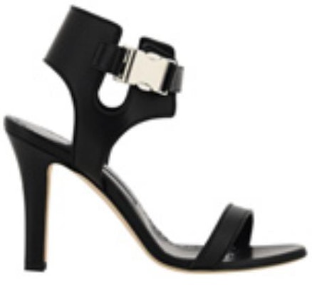 (Women) Manolo Blahnik Open-Toe Sandal 'Black Leather' 223-1325-0015 Order (Women) Manolo Blahnik Open-Toe Sandal 'Black Leather' 223-1325-0015
