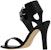 (W) Manolo Blahnik Sandal Toe Terbuka 'Kulit Hitam' 223-1325-0015