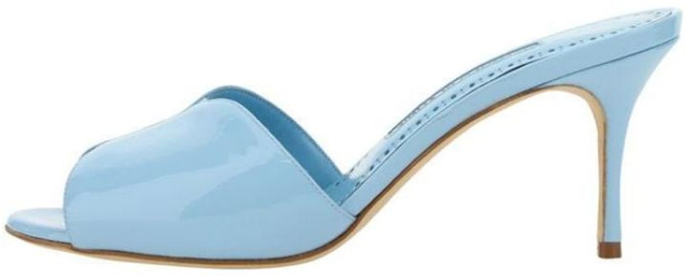 (W) Manolo Blahnik Mulas Tacón Alto Punta Abierta 'Azul Claro de Moda' 123-2332-4535 Buy (W) Manolo Blahnik Mulas Tacón Alto Punta Abierta 'Azul Claro de Moda' 123-2332-4535