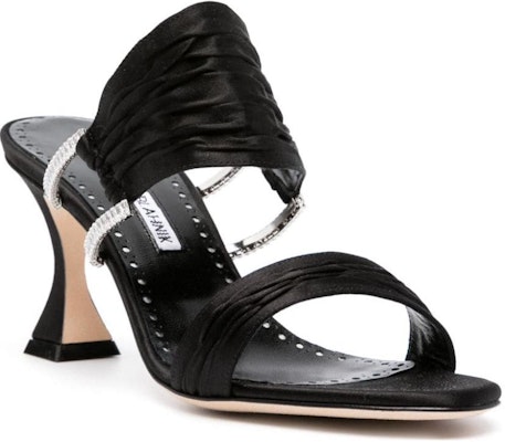 (W) 마놀로 블라닉 7cm 오픈토 가죽 뮬 (블랙) 323-2506-0015 Lookbook (W) 마놀로 블라닉 7cm 오픈토 가죽 뮬 (블랙) 323-2506-0015