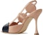 (W) Sandal Kulit Terbuka Manolo Blahnik 'Beige'. 12321922505