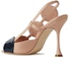 Lookbook (W) Sandal Kulit Terbuka Manolo Blahnik 'Beige'. 12321922505
