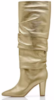 (Women) Manolo Blahnik Over-The-Knee Boots 'Gold' 421-1102-0001 (Women) Manolo Blahnik Over-The-Knee Boots 'Gold' 421-1102-0001