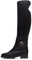 (Women) Manolo Blahnik Over-The-Knee Fashion Boots 'Black Calfskin' 321-1710-0001 (Women) Manolo Blahnik Over-The-Knee Fashion Boots 'Black Calfskin' 321-1710-0001
