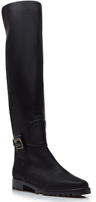 (Women) Manolo Blahnik Over-The-Knee Fashion Boots 'Black Calfskin' 321-1710-0001 Order (Women) Manolo Blahnik Over-The-Knee Fashion Boots 'Black Calfskin' 321-1710-0001