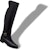 (W) But Manolo Blahnik But Fesyen Lutut Hitam Kulit Lembu. 321-1710-0001