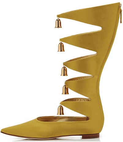 women-manolo-blahnik-over-the-knee-high-top-yellow-satin-bell-charm-421-1111-0001