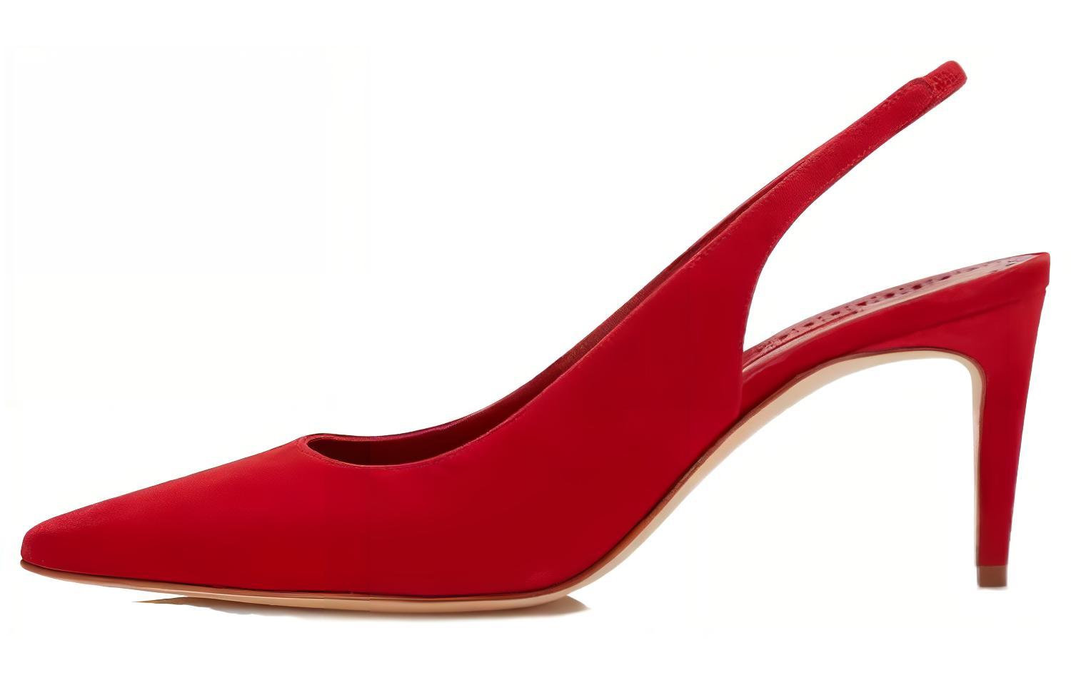 (Women) Manolo Blahnik Paledarc 7cm 'Red Comfort Fashion Stiletto' 323-2632-0004