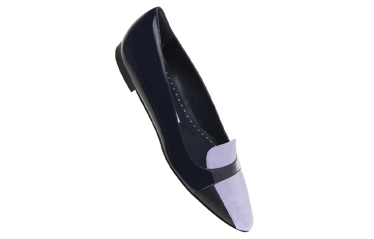 Lookbook (W) Manolo Blahnik Patent Flat 'Navy Fashion' Lelaki & Wanita. 322-2142-0002