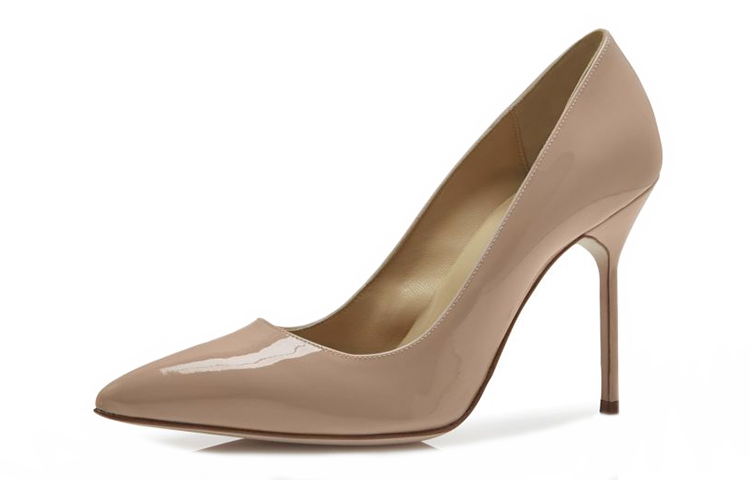 (W) Manolo Blahnik Patent High Heels 'Khaki' 圖 3