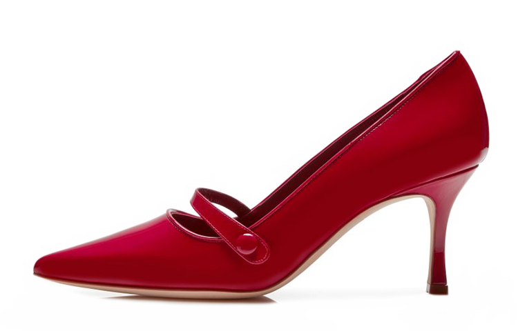 Buy (W) Manolo Blahnik 红色高跟鞋 亮皮 419-0557-0002