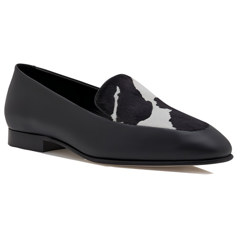 (W) Manolo Blahnik Piltaka 'Black Leather Loafers' 圖 3