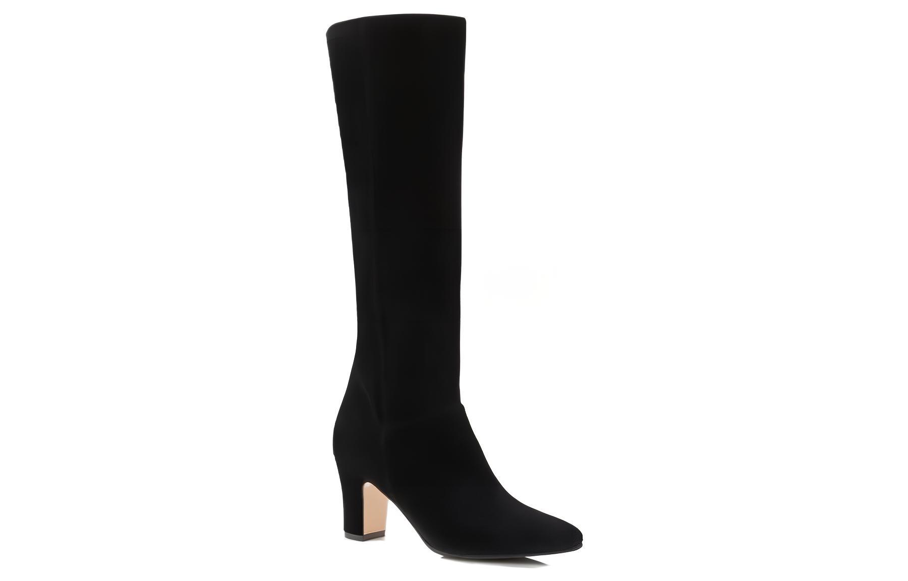 Lookbook (Women) Manolo Blahnik Pitana 'Black Velvet' 323-2645-0001
