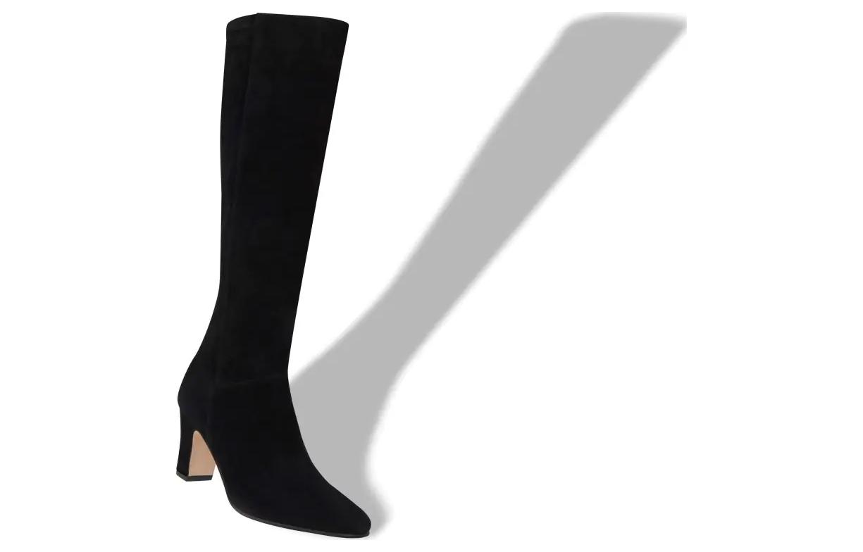 Shop (Women) Manolo Blahnik Pitana 'Black Velvet' 323-2645-0001