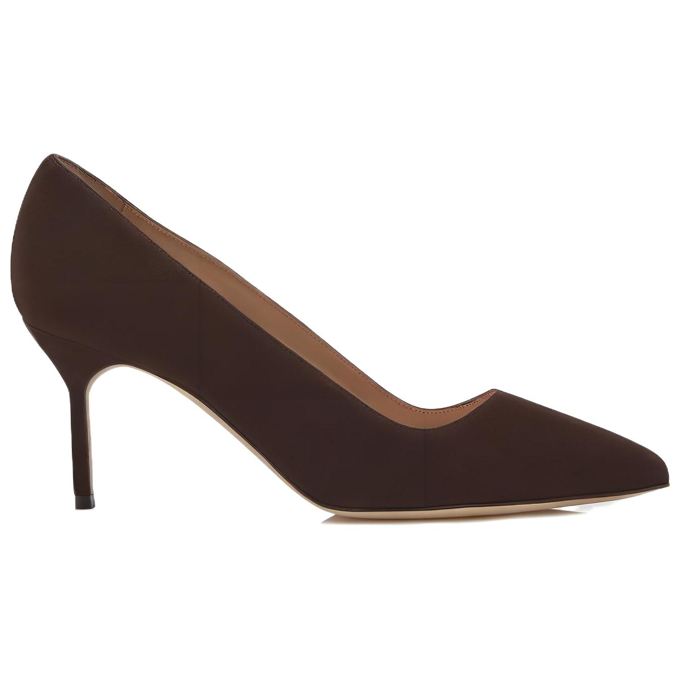 (W) Manolo Blahnik Pointed-Toe High Heels 'Brown Suede' 圖 2