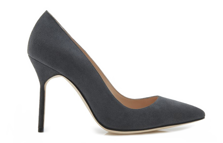 (W) Manolo Blahnik Pointed-Toe High Heels 'Dark Grey' 圖 2