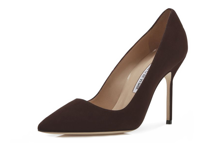 (W) Manolo Blahnik Pointed-Toe High Heels 'Deep Brown' 圖 3