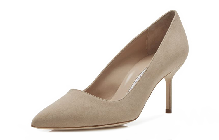 (W) Manolo Blahnik Pointed-Toe High Heels 'Light Brown Suede' 圖 3