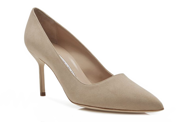 (W) Manolo Blahnik Pointed-Toe High Heels 'Light Brown Suede' 圖 4