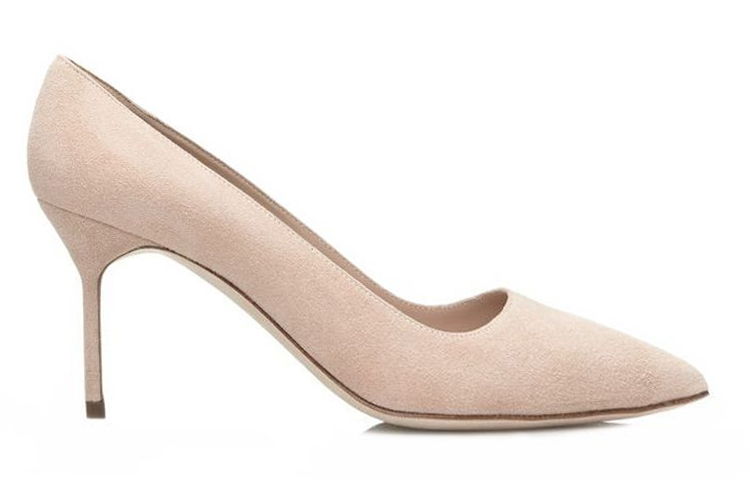 (W) Manolo Blahnik Pointed-Toe High Heels 'Nude' 圖 2