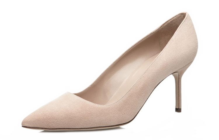 (W) Manolo Blahnik Pointed-Toe High Heels 'Nude' 圖 3