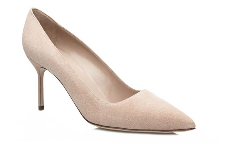 (W) Manolo Blahnik Pointed-Toe High Heels 'Nude' 圖 4