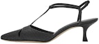 Buy (W) Manolo Blahnik Kasut Tumit Runcing Kulit 'Hitam' 218-0069-0013