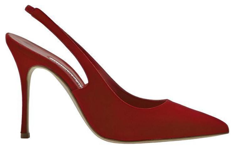(W) Manolo Blahnik Pointed-Toe Pump 'Red Velvet' 圖 2