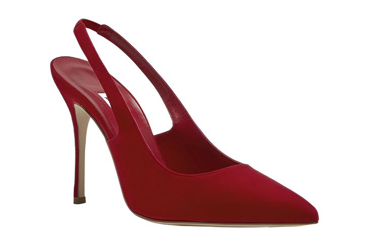 (W) Manolo Blahnik Pointed-Toe Pump 'Red Velvet' 圖 3