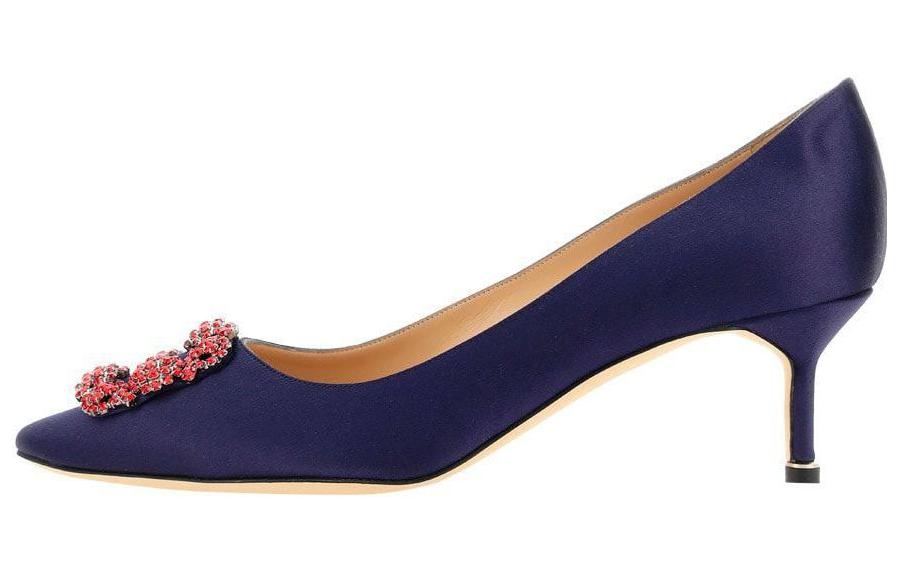 Buy (W) Manolo Blahnik Kasut Tumit Runcing Slip-On 'Ungu' 422-1473-4116