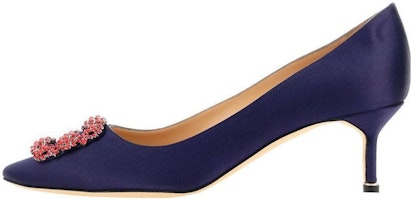 (Women) Manolo Blahnik Pointed-Toe Slip-On Stiletto 'Purple' 422-1473-4116 (Women) Manolo Blahnik Pointed-Toe Slip-On Stiletto 'Purple' 422-1473-4116