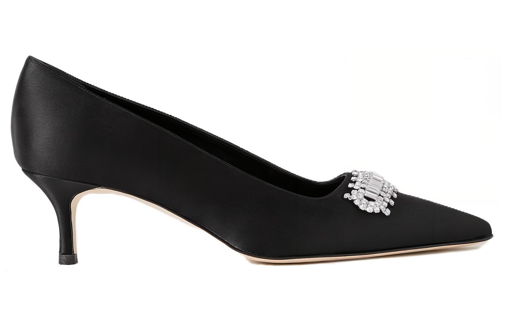 (W) Manolo Blahnik Pointed-Toe Stiletto 5cm 'Black' 圖 2