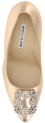 (W) マノロ ブラニク ゴールド ポインテッドトゥ スティレット 223-1430-2266 Lookbook (W) マノロ ブラニク ゴールド ポインテッドトゥ スティレット 223-1430-2266